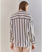 Chemise Beno blanc rayée