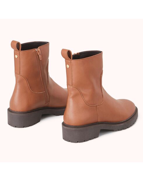 Bottines Valoris Vegan cognac