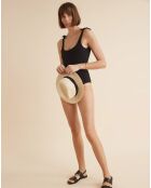 Bañador negro en jacquard