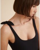 Bañador negro en jacquard
