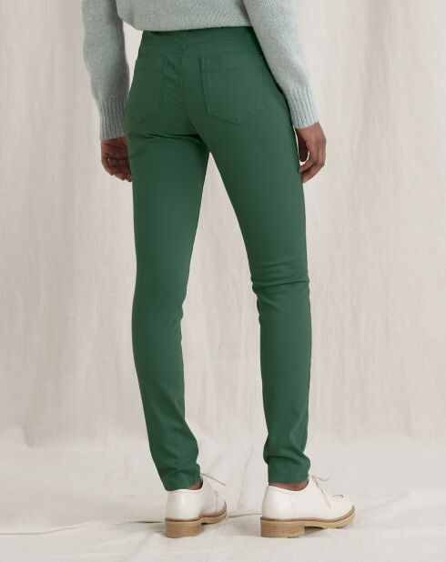 Pantalon slim 7/8ème Sacha vert