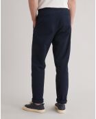 Pantalon relaxed fit bleu foncé