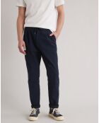 Pantalon relaxed fit bleu foncé