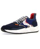 Sneakers en Cuir Azole bleu marine/blanc