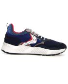 Sneakers en Cuir Azole bleu marine/blanc