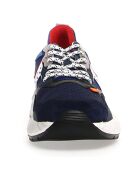 Sneakers en Cuir Azole bleu marine/blanc