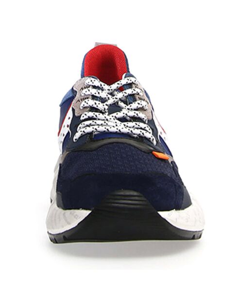 Sneakers en Cuir Azole bleu marine/blanc