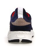 Sneakers en Cuir Mao bleu marine/bordeaux