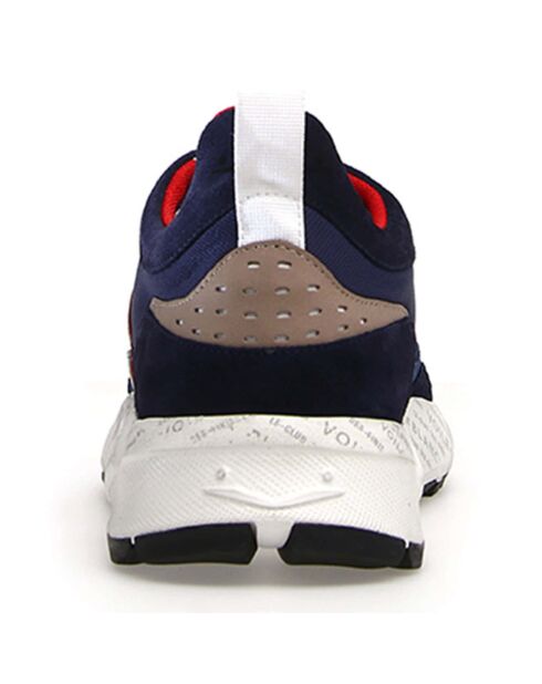 Sneakers en Cuir Mao bleu marine/bordeaux