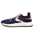 Sneakers en Cuir Mao bleu marine/bordeaux