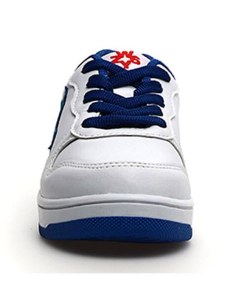 Sneakers en Cuir Gazo bleu/blanc