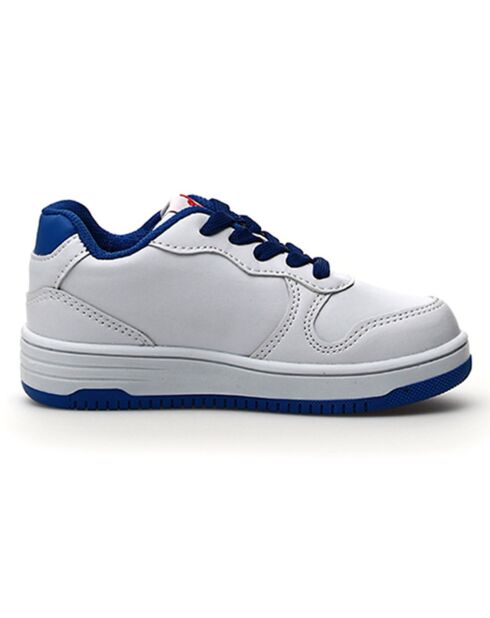 Sneakers en Cuir Gazo bleu/blanc