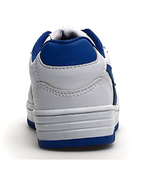 Sneakers en Cuir Gazo bleu/blanc