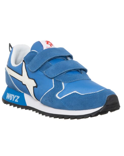 Sneakers en Cuir Azan bleu/blanc