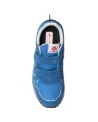 Sneakers en Cuir Azan bleu/blanc