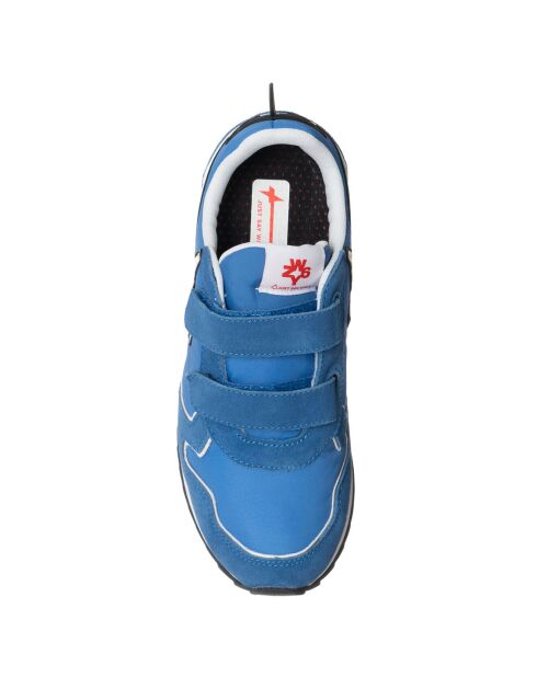 Sneakers en Cuir Azan bleu/blanc