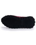 Sneakers en Cuir Anis rose/noir