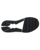Sneakers en Cuir Dove gris/kaki/orange
