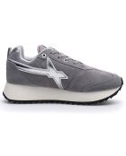 Sneakers en Cuir Osmo gris/blanc