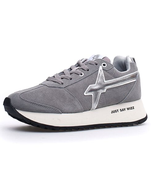 Sneakers en Cuir Osmo gris/blanc