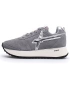 Sneakers en Cuir Osmo gris/blanc