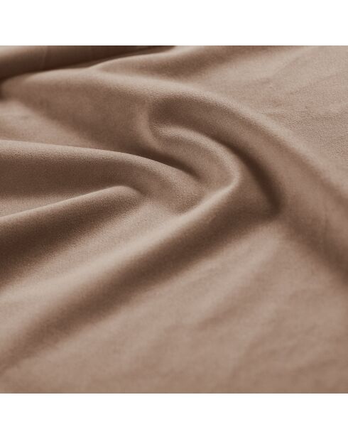 Canapé Velours Bali 3 Places beige - 177x92x75 cm