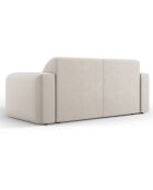 Canapé Velours Jasmin 2 Places beige - 170x95x72 cm