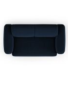Canapé Velours Jasmin 2 Places bleu roi - 170x95x72 cm