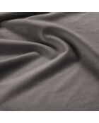 Canapé Velours Bali 4 Places gris clair - 217x92x75 cm