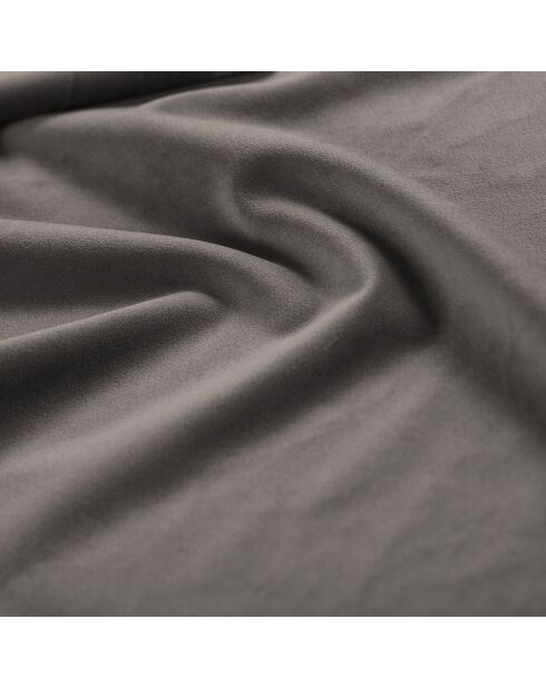 Canapé Velours Bali 4 Places gris clair - 217x92x75 cm