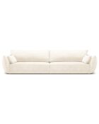 Canapé Vanda 4 Places beige clair - 248x100x85 cm