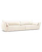 Canapé Vanda 4 Places beige clair - 248x100x85 cm