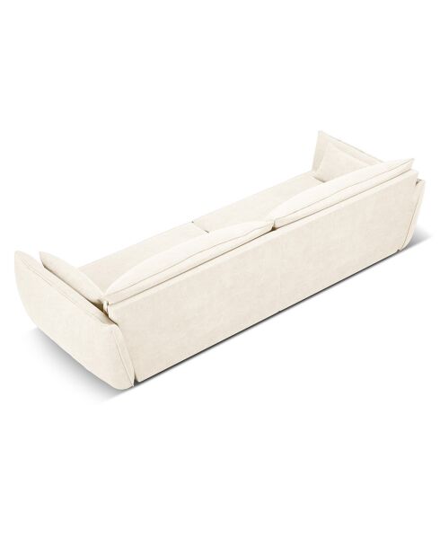 Canapé Vanda 4 Places beige clair - 248x100x85 cm
