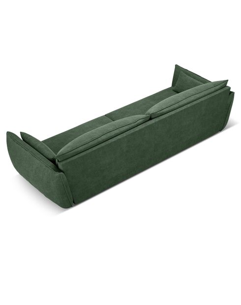 Canapé Vanda 4 Places vert bouteille - 248x100x85 cm