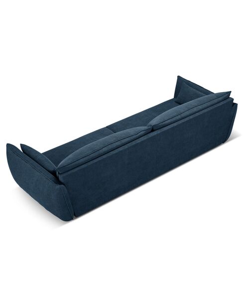 Canapé Vanda 4 Places bleu roi - 248x100x85 cm