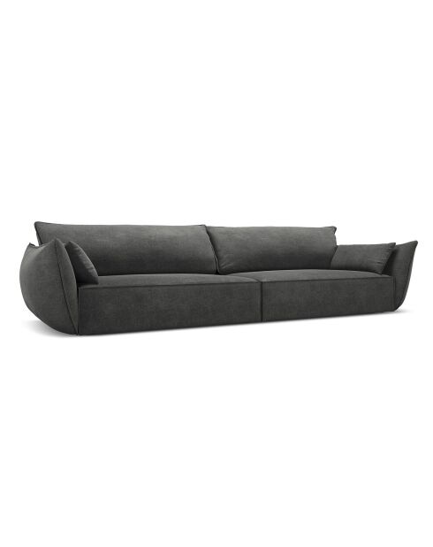 Canapé Vanda 4 Places gris foncé - 248x100x85 cm
