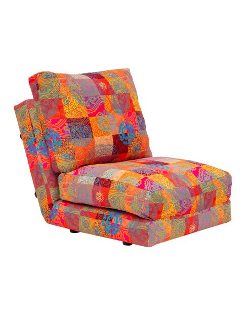 Fauteuil convertible Taida multicolore - 60x68x26 cm