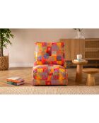 Fauteuil convertible Taida multicolore - 60x68x26 cm