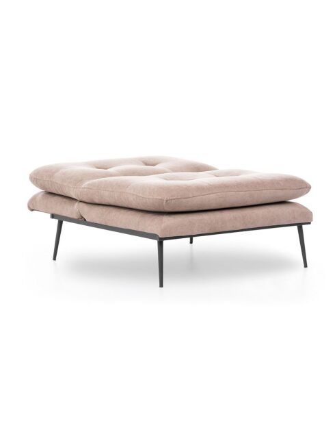 Fauteuil convertible Martin beige - 90x95x90 cm