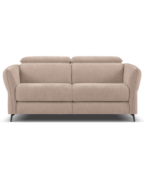 Canapé Hubble 2 Places beige foncé - 103x176x76 cm