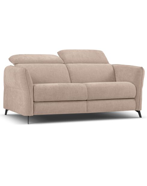 Canapé Hubble 2 Places beige foncé - 103x176x76 cm