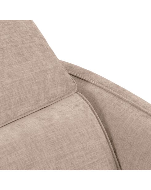 Canapé Hubble 2 Places beige foncé - 103x176x76 cm