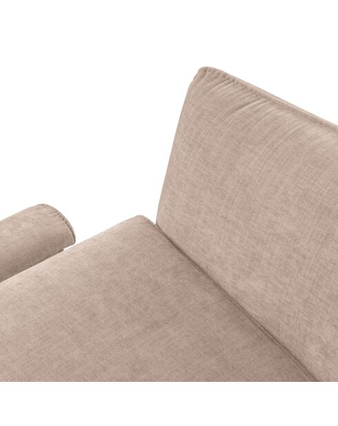 Canapé Hubble 2 Places beige foncé - 103x176x76 cm