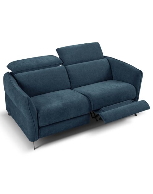 Canapé Hubble 2 Places bleu - 103x176x76 cm