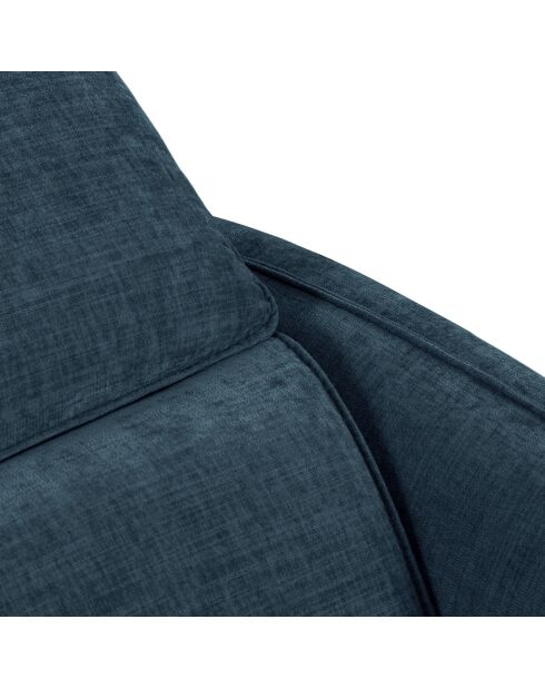 Canapé Hubble 2 Places bleu - 103x176x76 cm