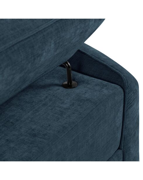 Canapé Hubble 2 Places bleu - 103x176x76 cm