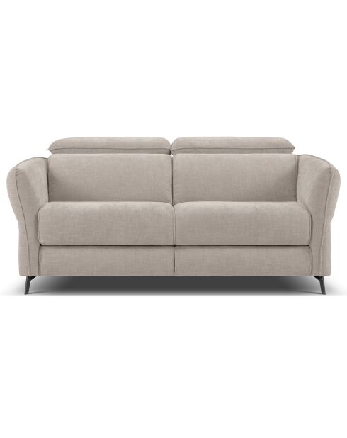 Canapé Hubble 2 Places beige - 103x176x76 cm