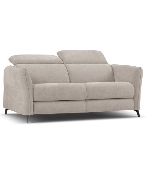 Canapé Hubble 2 Places beige - 103x176x76 cm