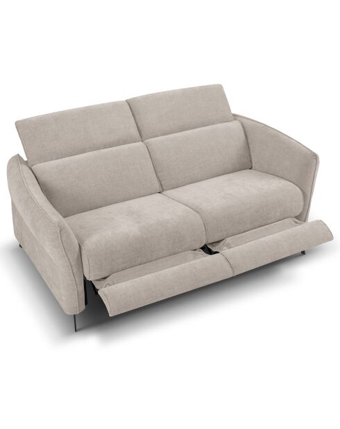 Canapé Hubble 2 Places beige - 103x176x76 cm