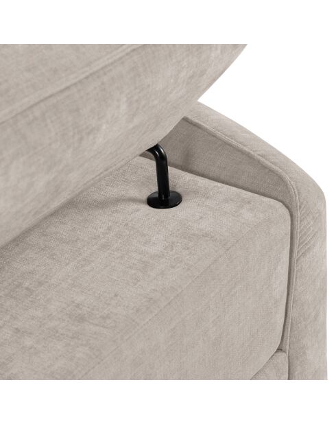 Canapé Hubble 2 Places beige - 103x176x76 cm